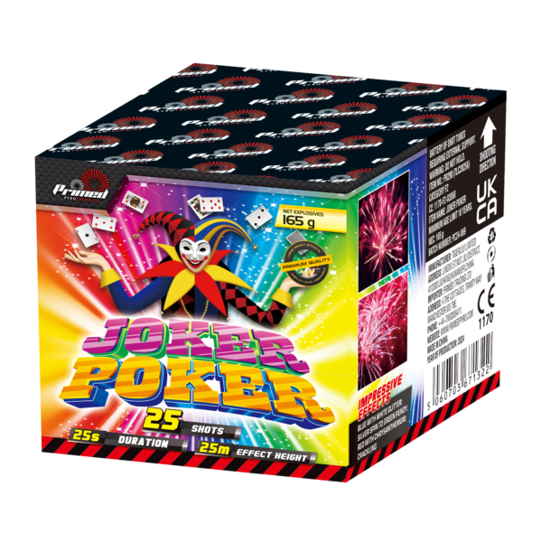 PRIMED - JOKER POKER - 25 SHOTS - MULTIBUY OFFER 2 FOR £40